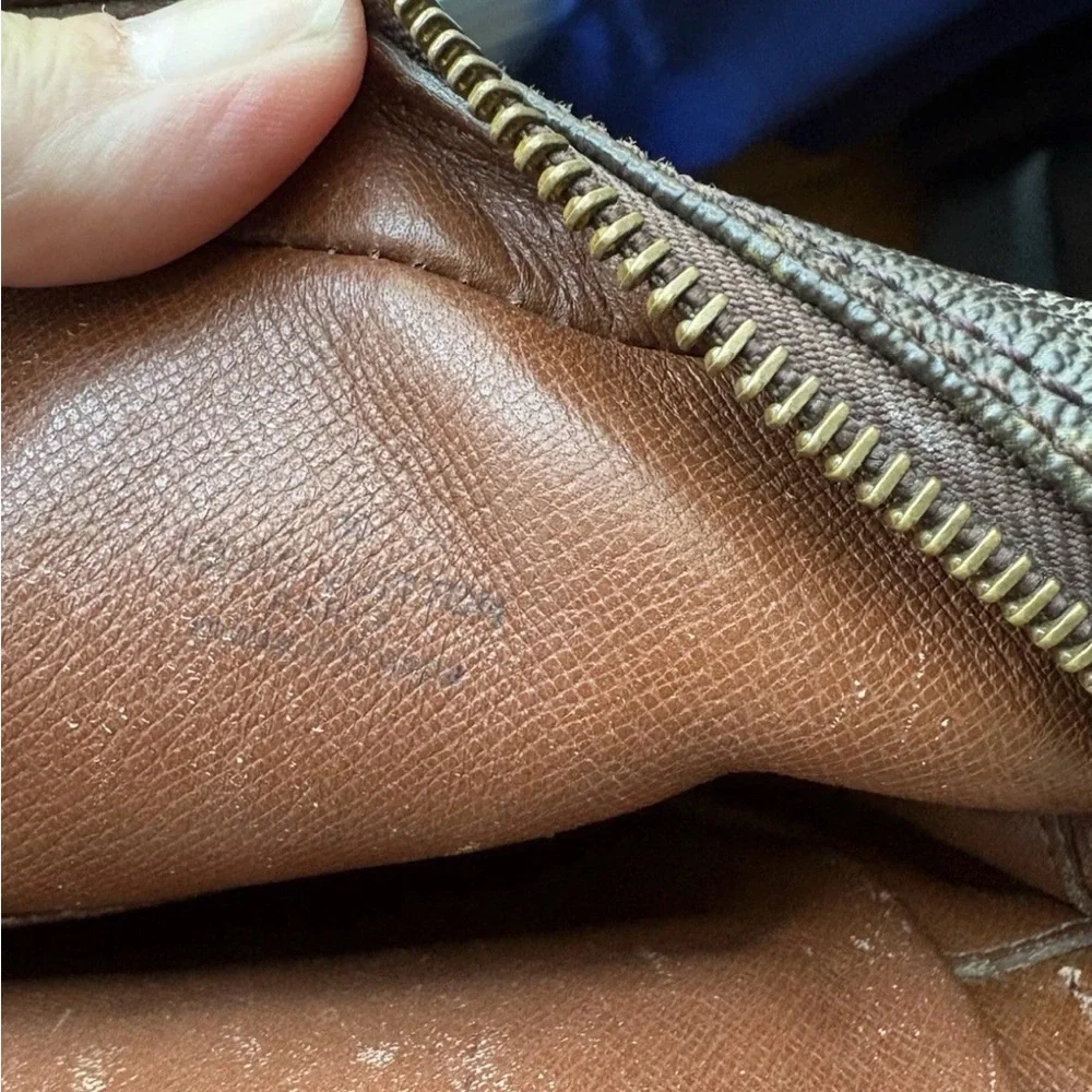 Louis Vuitton Monogram Crossbody Bag in Brown and Tan - Picture 2 of 9